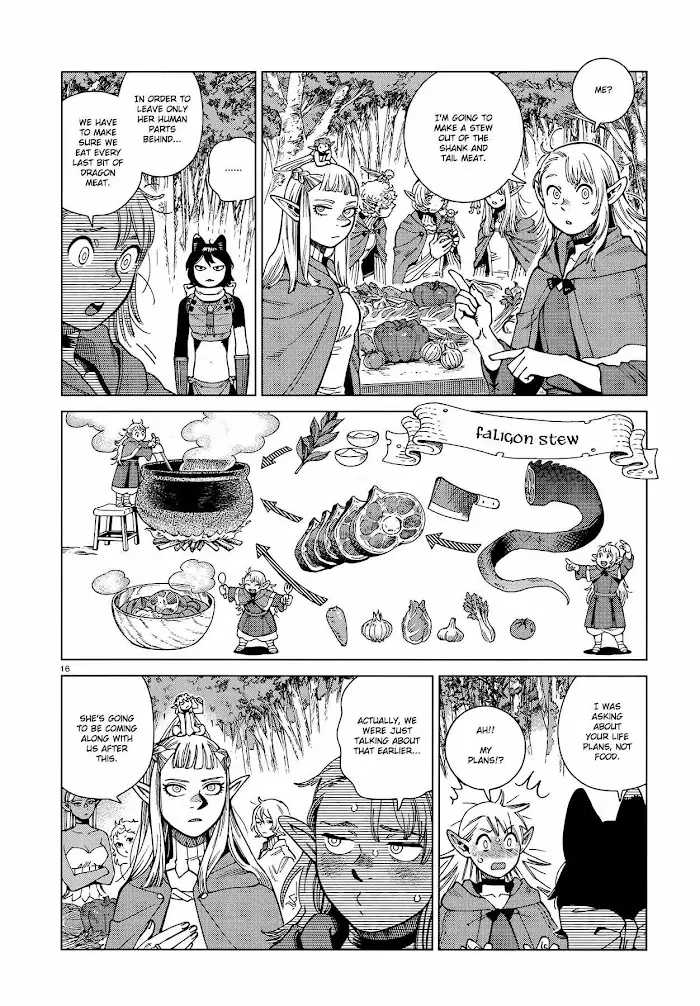 Delicious in Dungeon Chapter 95 image 16_optimized